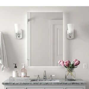 Ketcham AUR -2030P, Elegant White Bathroom Vanity Light Fixture